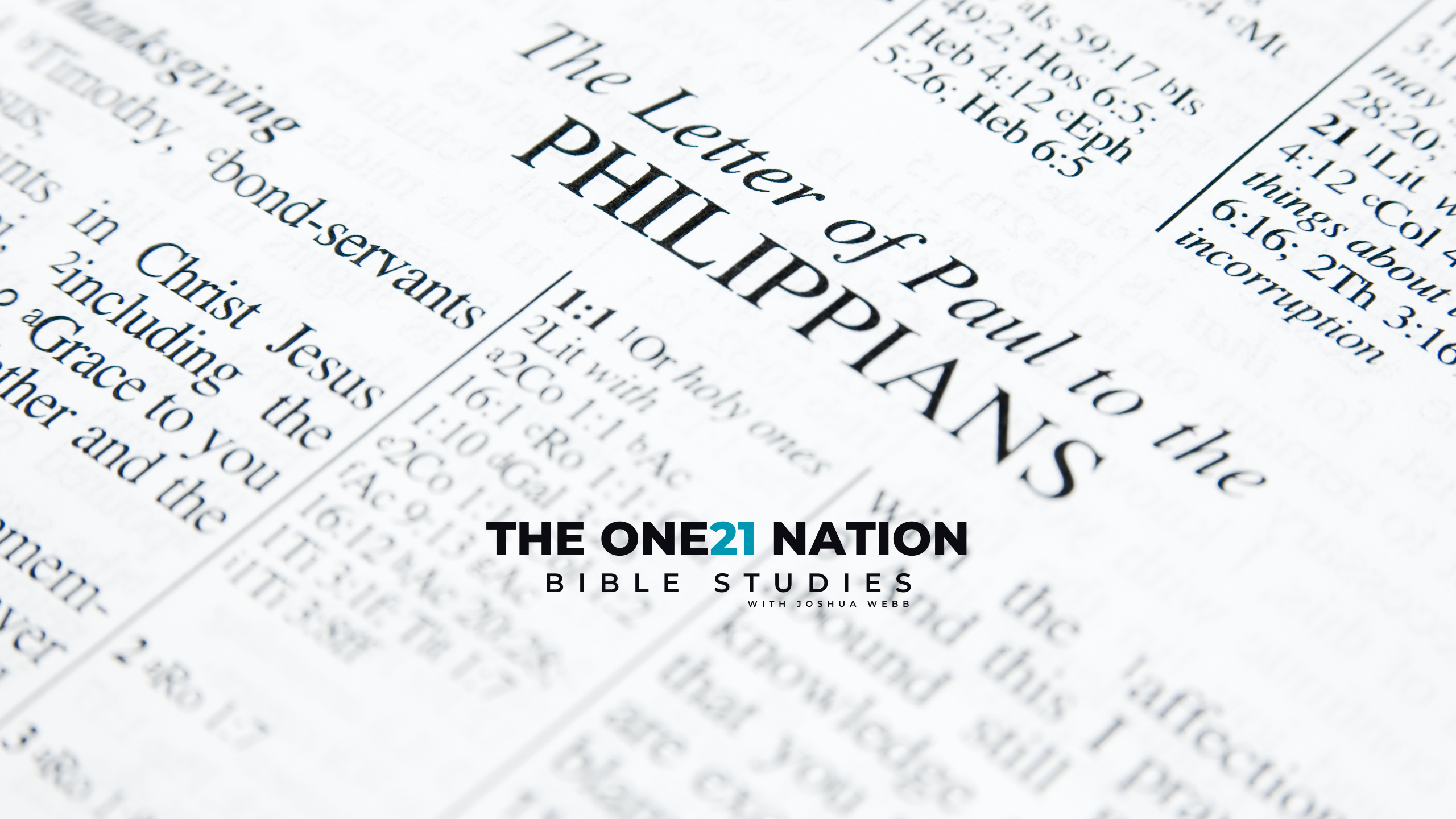 Bible Study: To Live is Christ (Philippians 1:21)